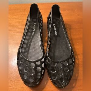 Women’s Black Jelly Shoes size 6 (37)